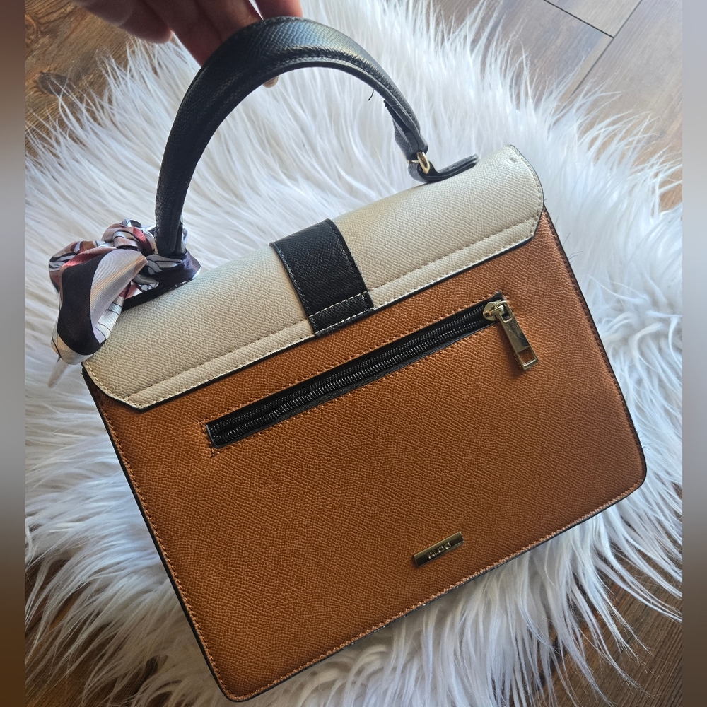 ALDO Caiilla Sachtel Multicolor Bag With Scarf - Picture 5 of 12